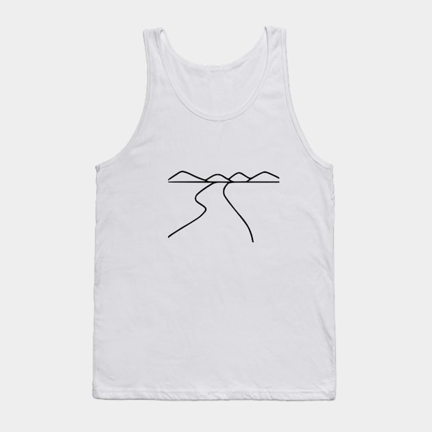 Path towards mountains Tank Top by Redbooster